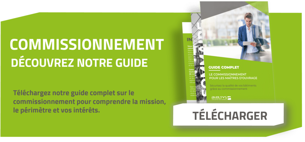Bannière présentant le guide complet sur le commissionnement avec bouton de téléchargement