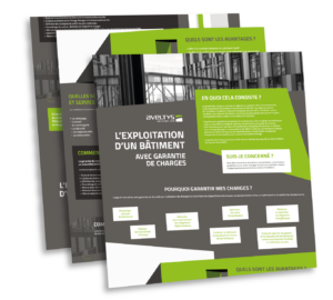 Mockup de présentation de l’outil d’Aveltys, illustrant une interface de pilotage énergétique et de suivi des performances des bâtiments.